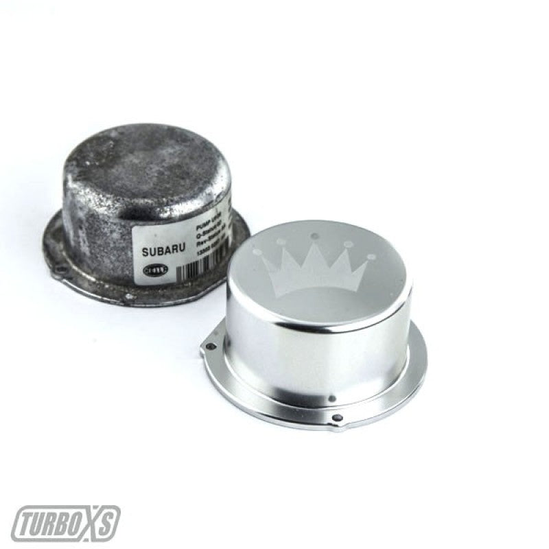 Turbo XS Billet Aluminum Vacuum Pump Cover - Silver for 15-16 Subaru WRX - view 7