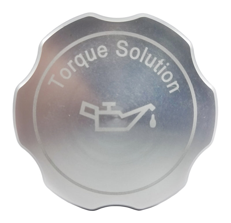 Torque Solution Billet Oil Cap 89+ - Silver