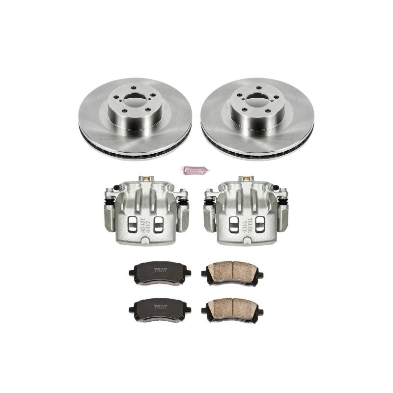 PowerStop Power Stop Front Autospecialty Brake Kit with Calipers for 02-03 Subaru Impreza
