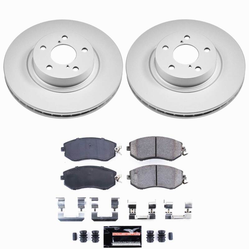 PowerStop Power Stop BRZ Front Z23 Coated Brake Kit