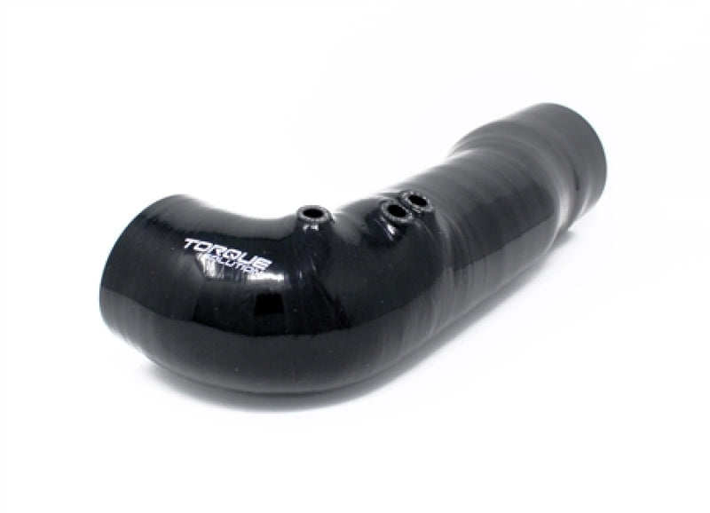 Torque Solution Turbo Inlet Hose Black with 3.3in 84mm FP Turbo for 04-20 Subaru STI