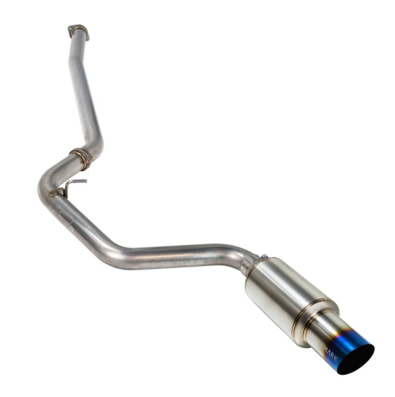 Remark Cat-Back Exhaust R1 Spec Single Exit Titanium for 08-14 Subaru WRX/STI