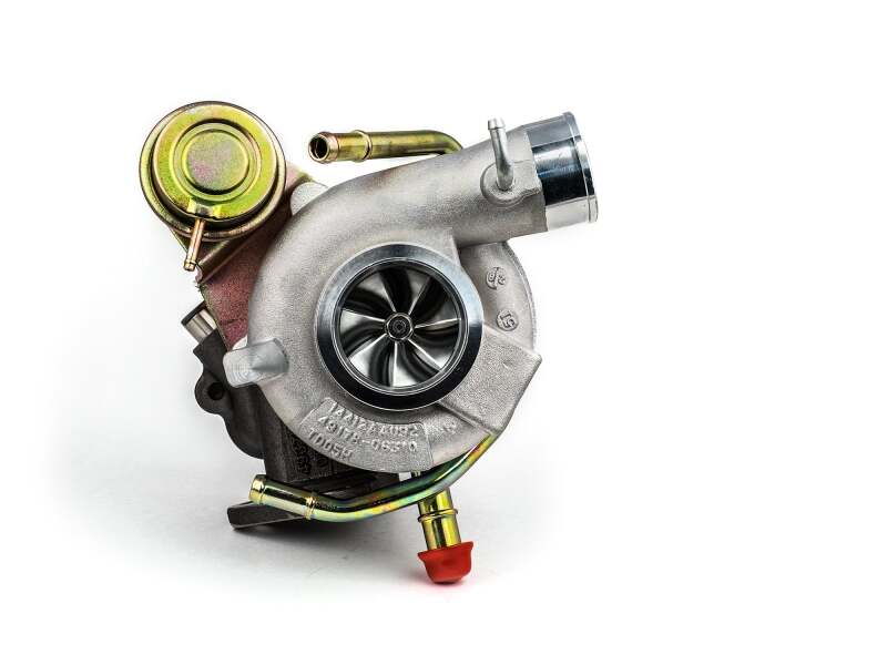 Forced Performance Blue Turbo BB LOPE 58mm CH8 CM Turbine Hsg Internal WG with Oil Line for Subaru WRX/STI