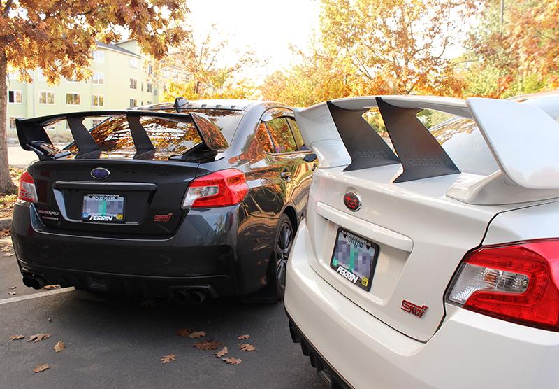 Perrin Performance PERRIN Wing Stabilizer - Black for 15-21 Subaru STI - view 10