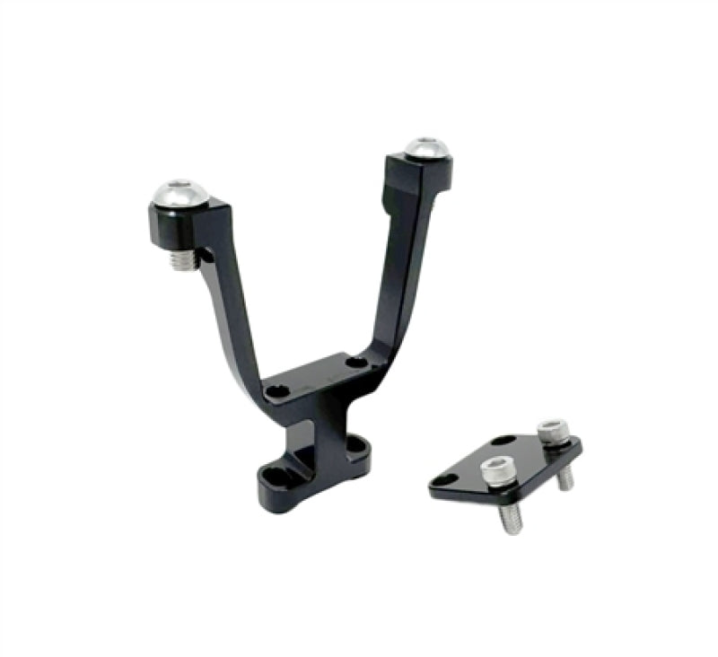 Torque Solution Coolant Expansion Tank Pedestal - Black for 04-22 Subaru STI