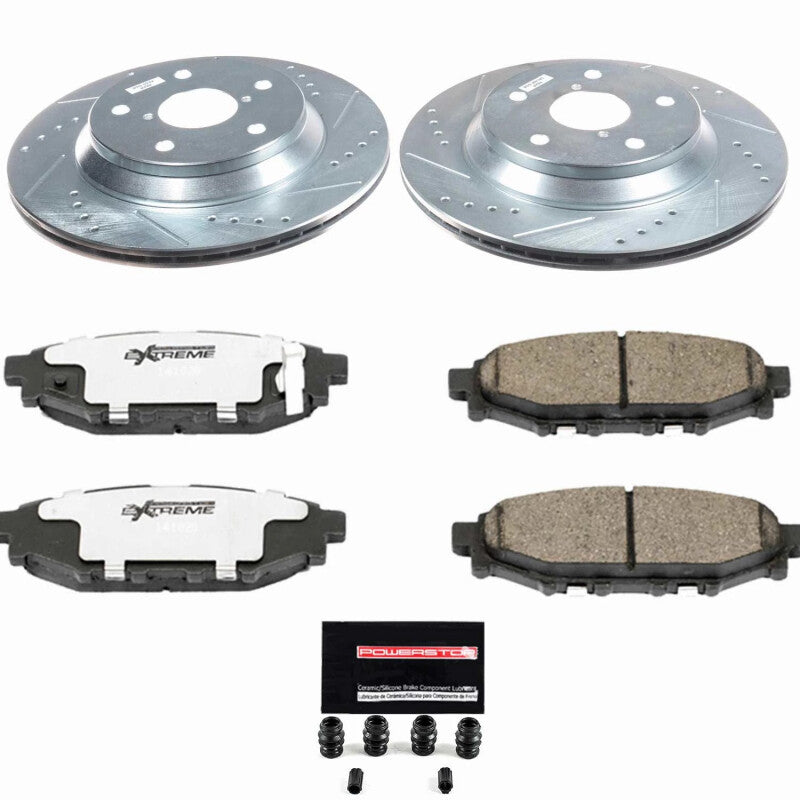 PowerStop Power Stop Rear Z26 Street Brake Kit for 2024 Subaru Impreza