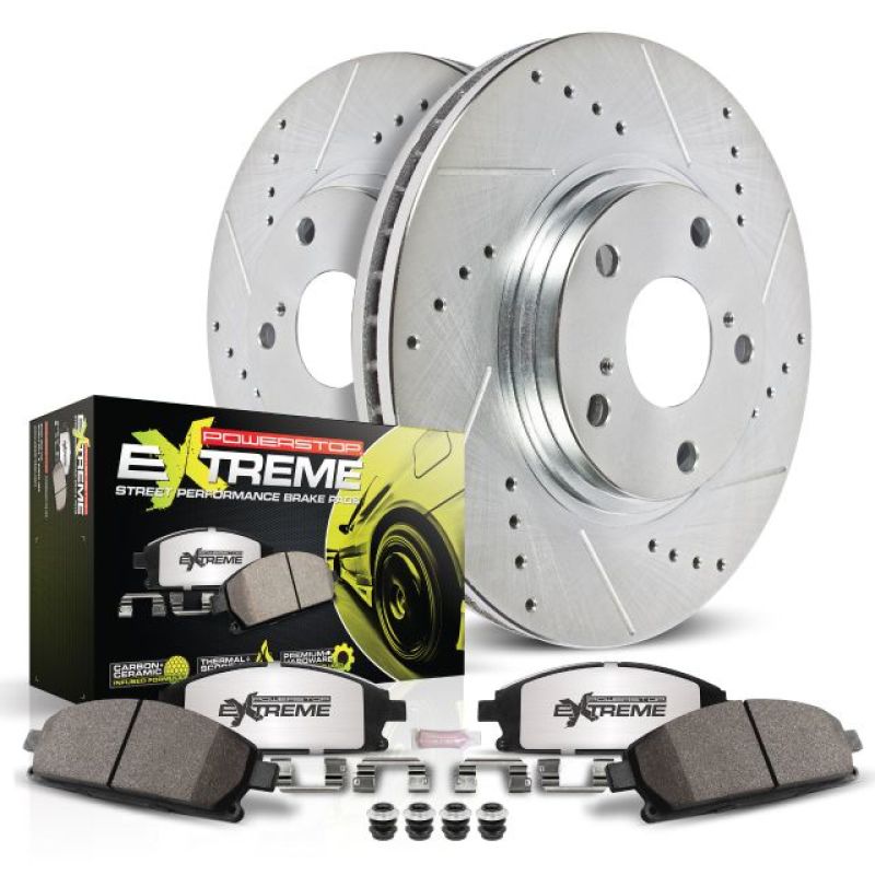 PowerStop Power Stop Front Z26 Street Warrior Brake Kit - view 2