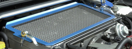 Cusco Turbo Aluminum Intercooler Protection Grill Kit - Blue for 04-07 Subaru WRX/STI/Impreza