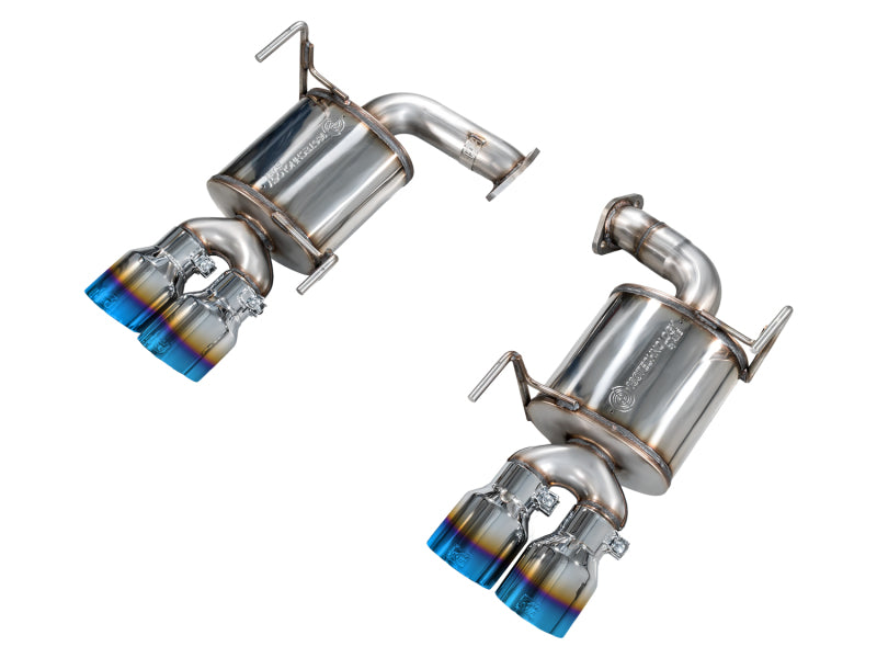 AWE Tuning Touring Edition Axle-Back Exhaust - Vapor Blue Tips for 22-26 Subaru WRX