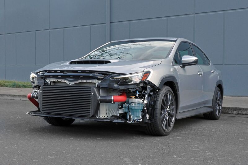 Perrin Performance PERRIN Large Size Front Mount Intercooler Core - Black for 15-26 Subaru WRX/STI - view 4