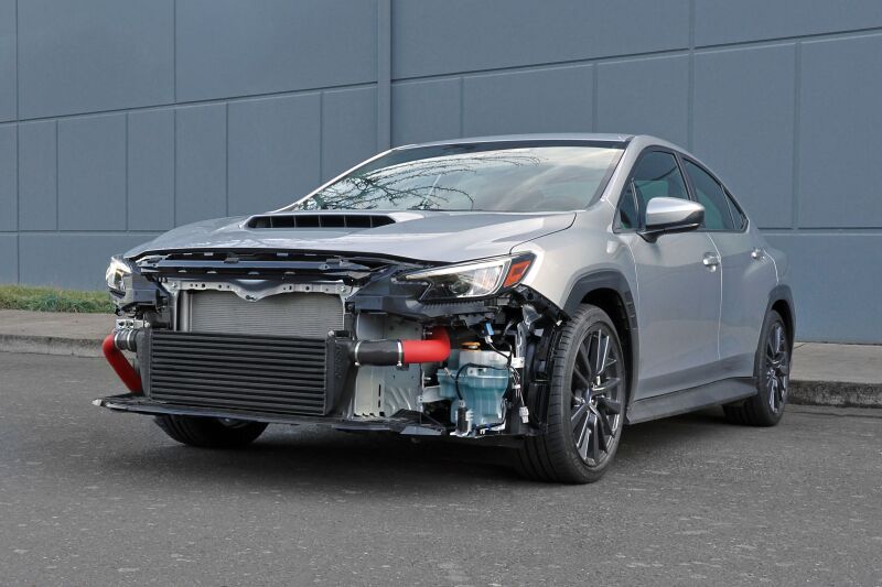 Perrin Performance PERRIN Standard Size Front Mount Intercooler Core - Black for 02-26 Subaru WRX/STI - view 4