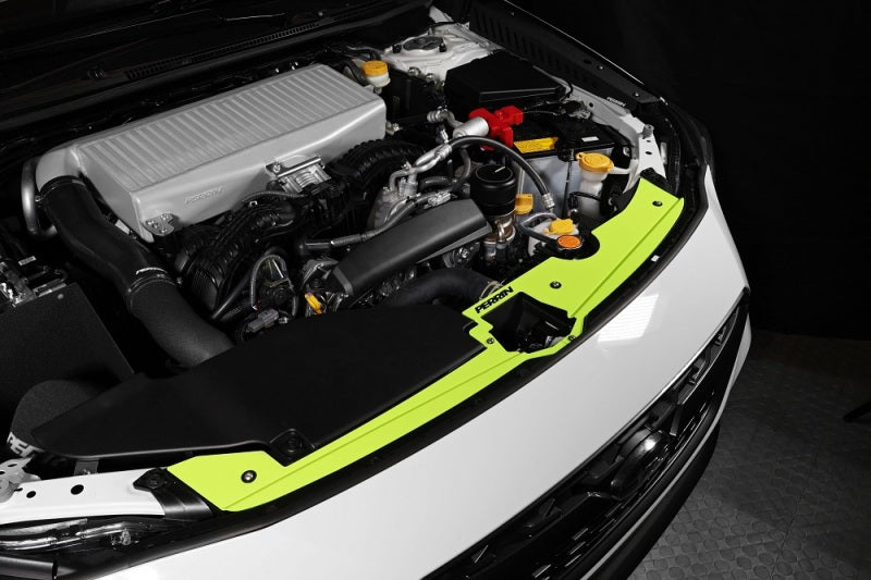 Perrin Performance PERRIN Radiator Shroud - Neon Yellow for 22-26 Subaru WRX - view 6