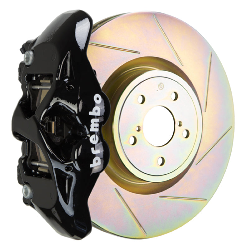 Brembo Front GT BBK 4 Piston Cast 326 x30 1pc Rotor Slotted Type-1-Black for 15-21 Subaru WRX