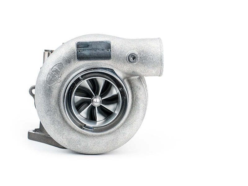 Forced Performance XR Blk 82HTZ Turbo 84mm Black Housing Int WG with Oil Line for Subaru STI - view 2