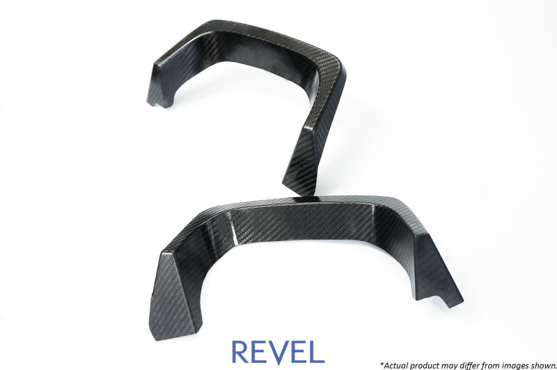 Revel GT Dry Carbon Muffler Garnish - 2 Pieces for 15-18 Subaru WRX/STI