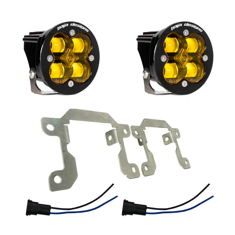 Baja Designs Ford SAE Squadron Fog Light Pocket Kit - Amber