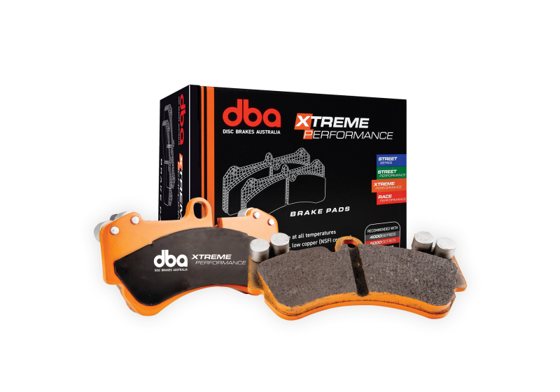 DBA XP650 Rear Brake Pads for 02-03 Subaru WRX - view 9