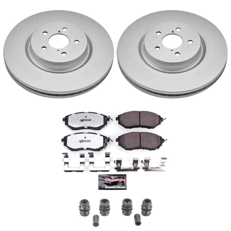 PowerStop Power Stop Front Z26 Coated Brake Kit