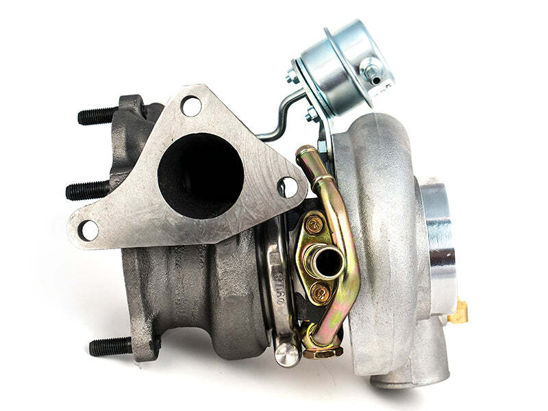 Forced Performance Red Turbo 84mm Black Turbine Hsg Internal WG with Oil Line for Subaru WRX/STI - view 2