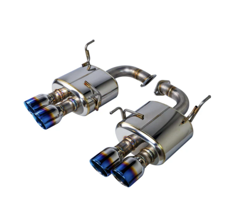 Remark 22+ VB Axle Back Exhaust with Burnt Stainless Double Wall Tip for Subaru WRX