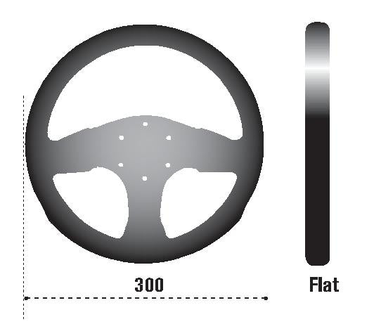 Sparco Strwhl 300 Suede Black