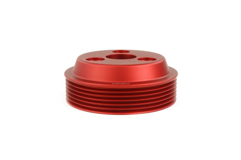 Perrin Performance PERRIN Crosstrek Lightweight Water Pump Pulley - Red for 15-21 Subaru WRX - view 10