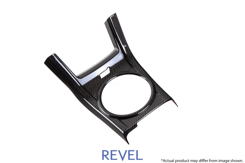 Revel GT Dry Carbon Shifter Panel Cover - 1 Piece for 15-18 Subaru WRX/STI