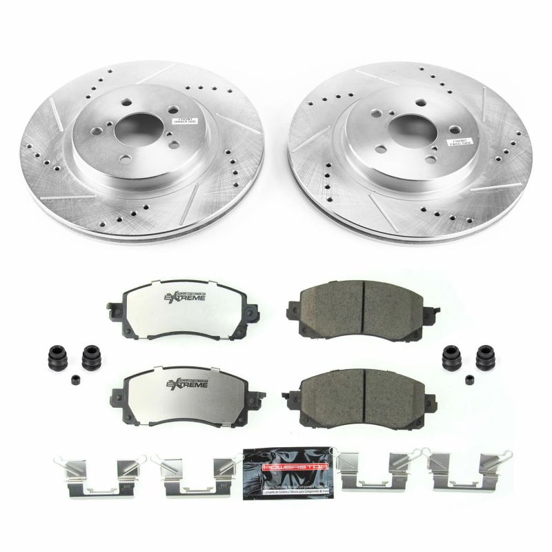 PowerStop Power Stop Crosstrek Front Z26 Street Warrior Brake Kit