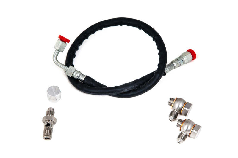 Forced Performance Red Turbo 84mm Black Turbine Housing External WG with Oil Line for Subaru STI - view 2