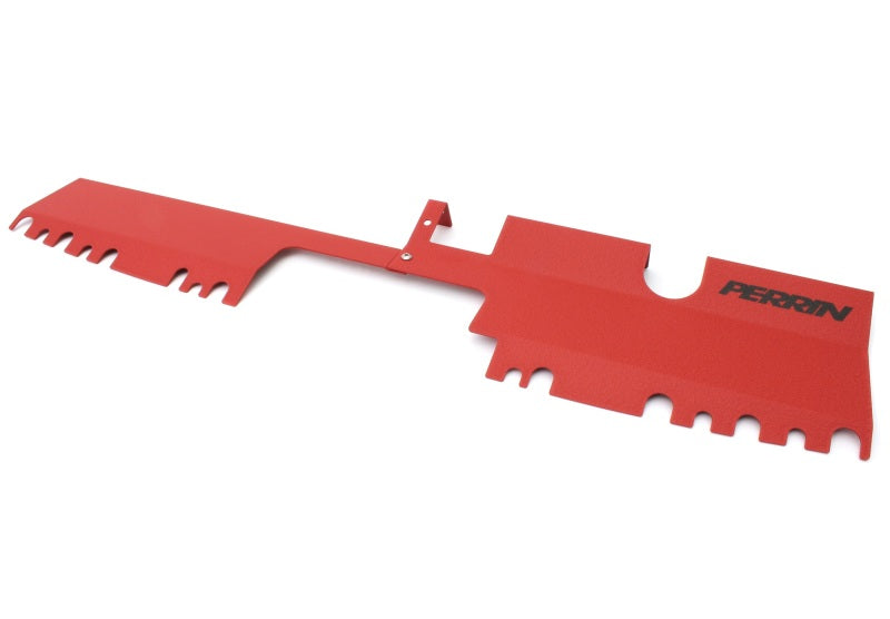 Perrin Performance PERRIN Radiator Shroud - Red for 15-21 Subaru WRX/STI - view 2