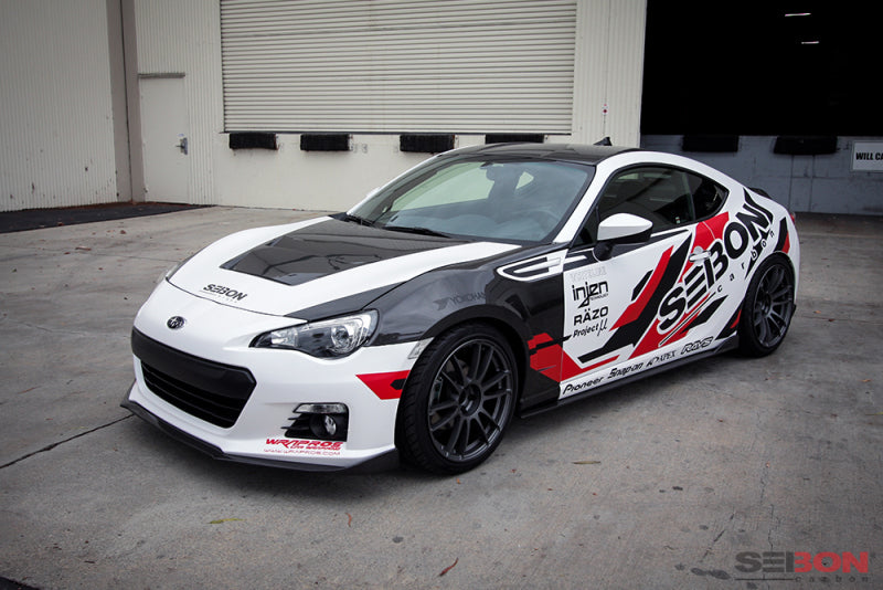 Seibon BRZ FRS DV Carbon Fiber Hood - view 6