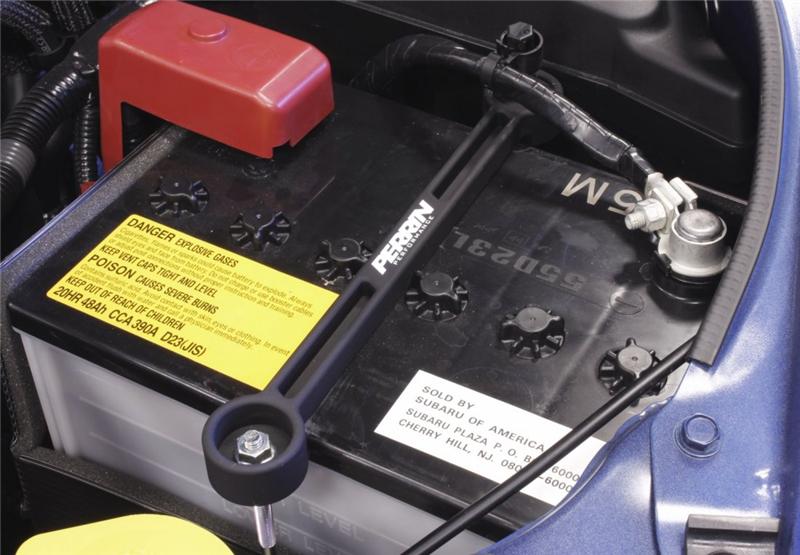 Perrin Performance PERRIN Crosstrek BRZ FR-S GR86 GR86 Battery Tie Down - Black for 02-26 Subaru WRX/STI/Impreza - view 5