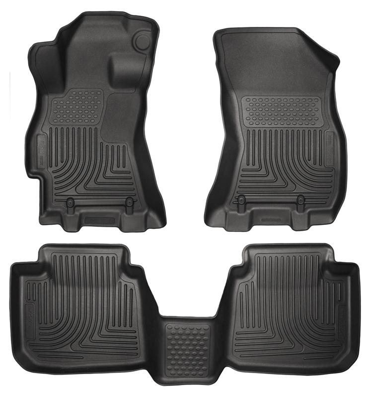 Husky Liners Outback Weatherbeater Black Front 2nd Seat Floor Liners - view 2