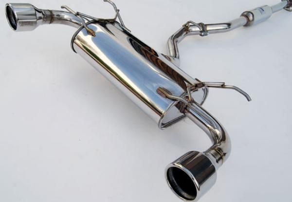 Invidia BRZ Scion FRS Q300 with Rolled Stainless Steel Tips Cat- Back Exhaust - view 2