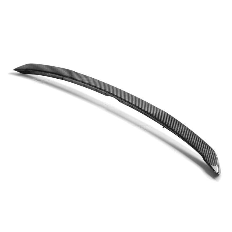Seibon OEM Style Carbon Fiber Rear Spoiler for 2015 Subaru WRX/STI - view 6