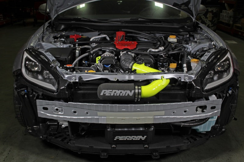 Perrin Performance PERRIN BRZ Toyota GR86 Cold Air Intake - Neon Yellow - view 6