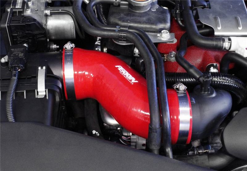 Perrin Performance PERRIN AFTA-MAF Intake Tube Air-Box to Inlet Hose - Red for 02-07 Subaru WRX/STI - view 2