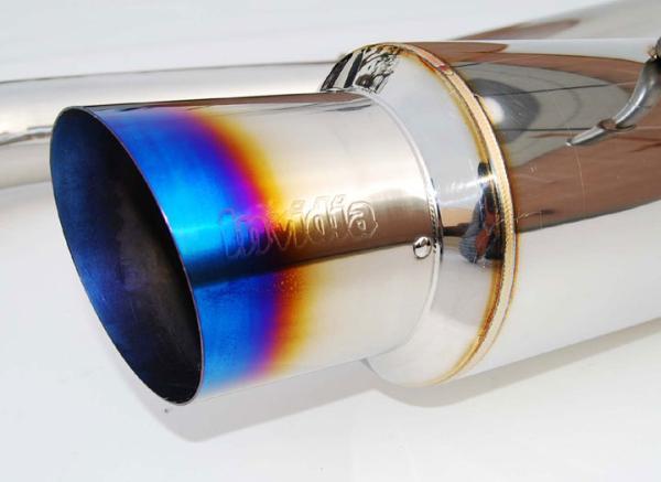 Invidia 76mm N1 RACING Titanium Tip Cat-back Exhaust for 02-07 Subaru WRX/STI - view 3