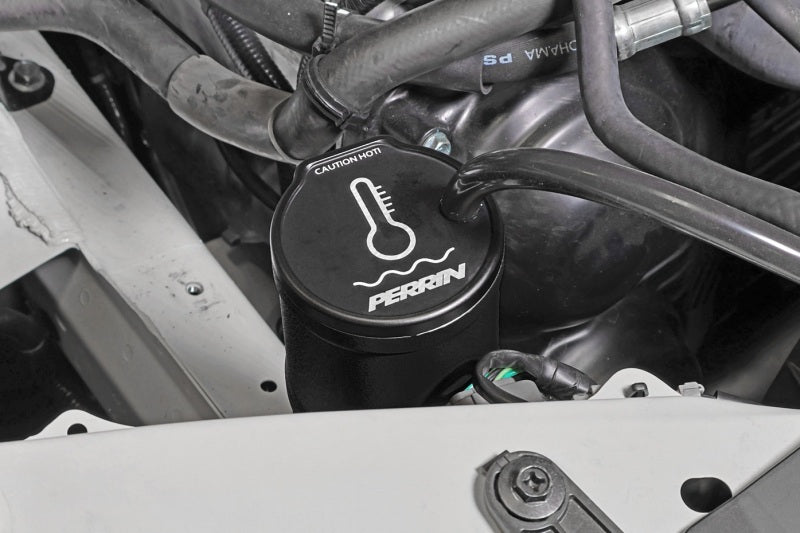 Perrin Performance PERRIN BRZ GR86 FRS 86 Coolant Overflow Tank - Black for 02-26 Subaru WRX/STI - view 3