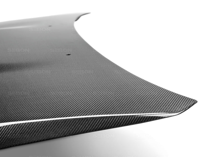 Seibon CWII-style Carbon Fiber Hood for 08-09 Subaru WRX/STI - view 5