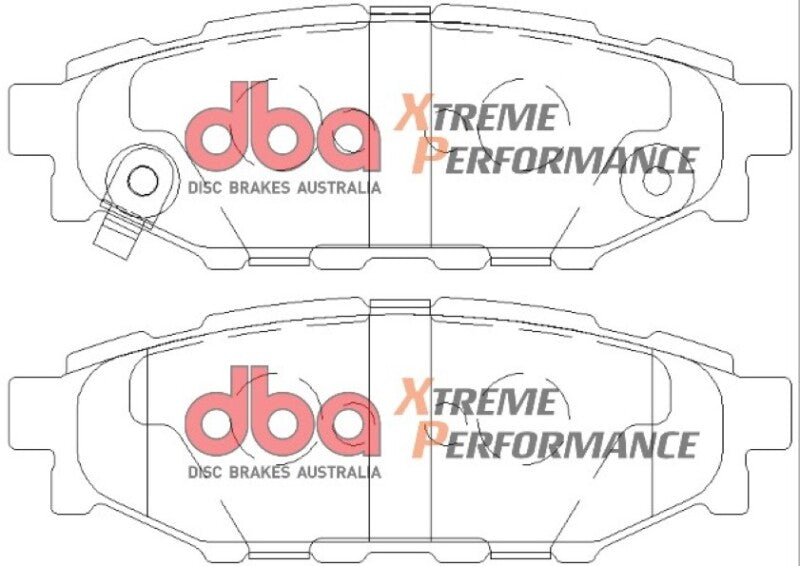 DBA 08 XP650 Rear Brake Pads for Subaru WRX - view 4
