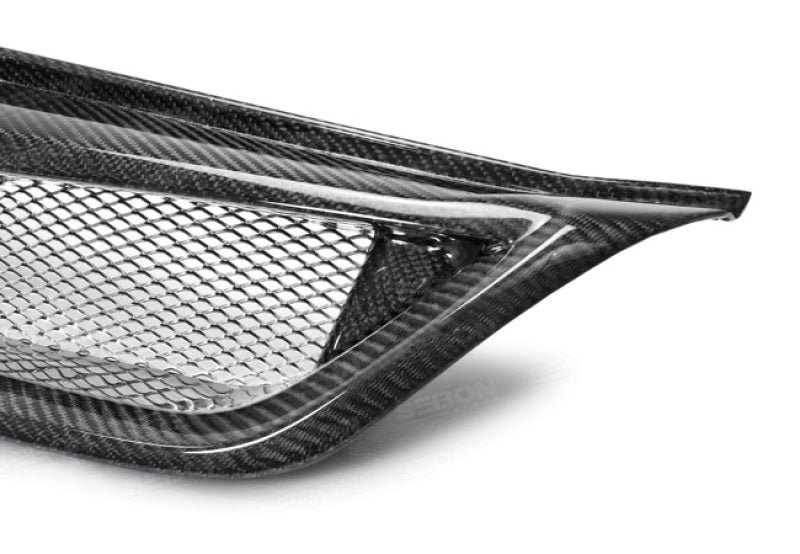 Seibon Carbon Fiber Front Grill for 11-13 Subaru WRX/STI/Impreza - view 4