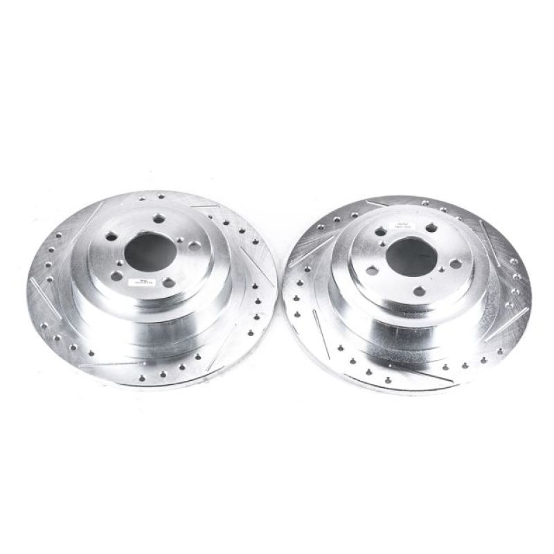 PowerStop Power Stop Baja Rear Evolution Drilled Slotted Rotors - Pair