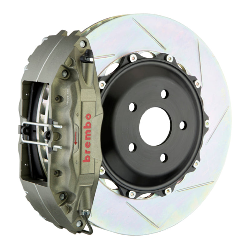 Brembo BRZ PISTA Front Race BBK 4 Piston Cast 2pc 332x32x54a 2pc Rotor T1-Clear HA