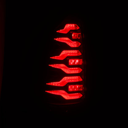 AlphaRex 14-21 Lexus GX470 Luxx-Series LED Tail Lights -Black