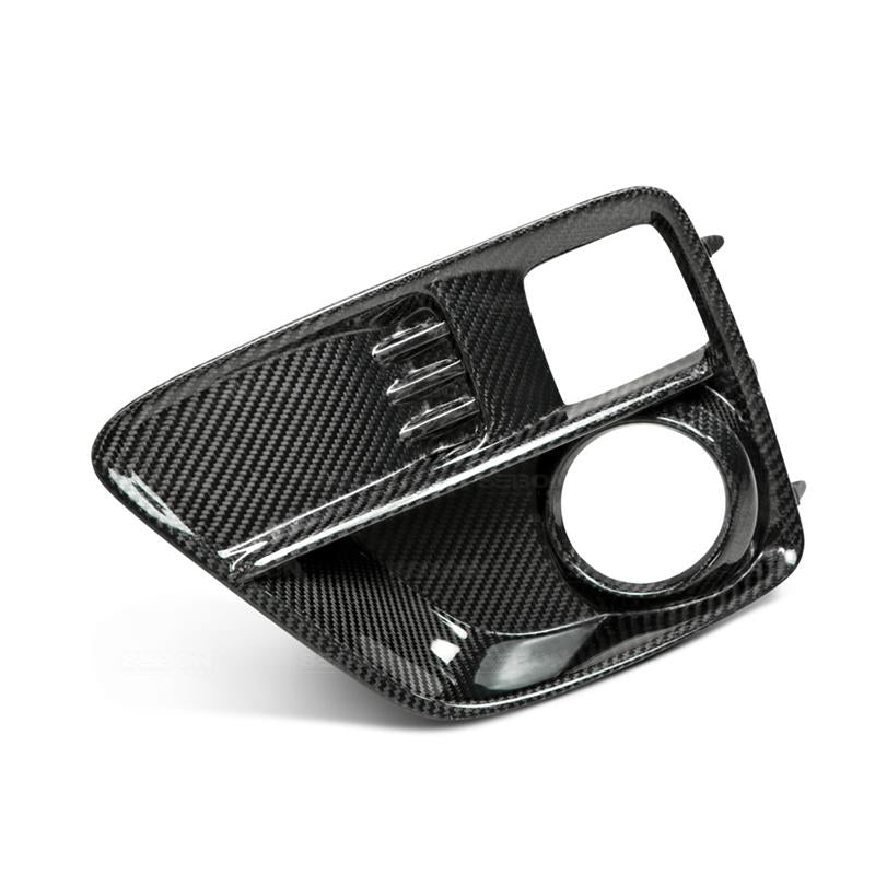 Seibon Carbon Fiber Fog Light Surrounds for 15-17 Subaru WRX/STI/Impreza - view 4