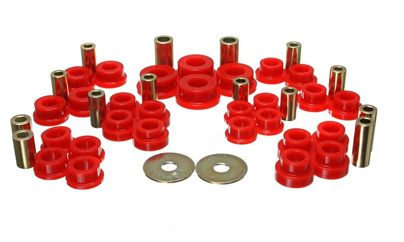 Energy Suspension Red Rear Control Arm Bushing Set for 08-12 Subaru WRX/Impreza