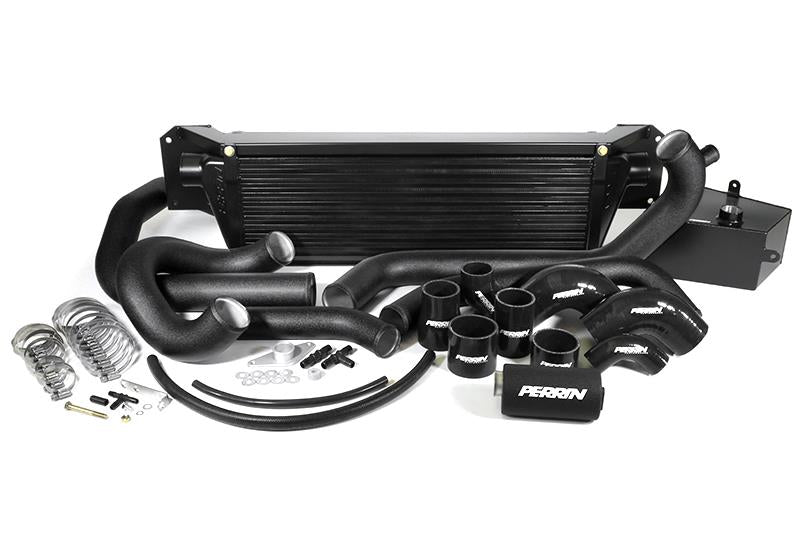 Perrin Performance PERRIN Front Mount Intercooler Core + Mounting Beam - Black Core for 15-21 Subaru WRX/STI - view 2