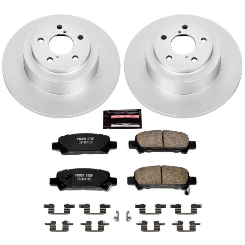 PowerStop Power Stop Baja Rear Z17 Evolution Geomet Coated Brake Kit