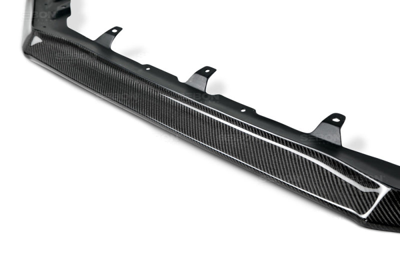 Seibon + MB1-Style Carbon Fiber Front Lip for 2015 Subaru WRX/STI - view 3